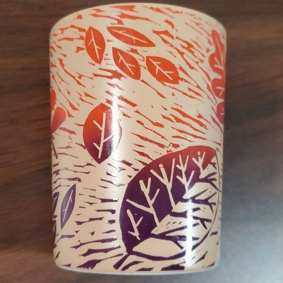 Starbucks Ombre Woodcut Autumn Leaf 12oz. Mug 2017 - Picture 4 of 7